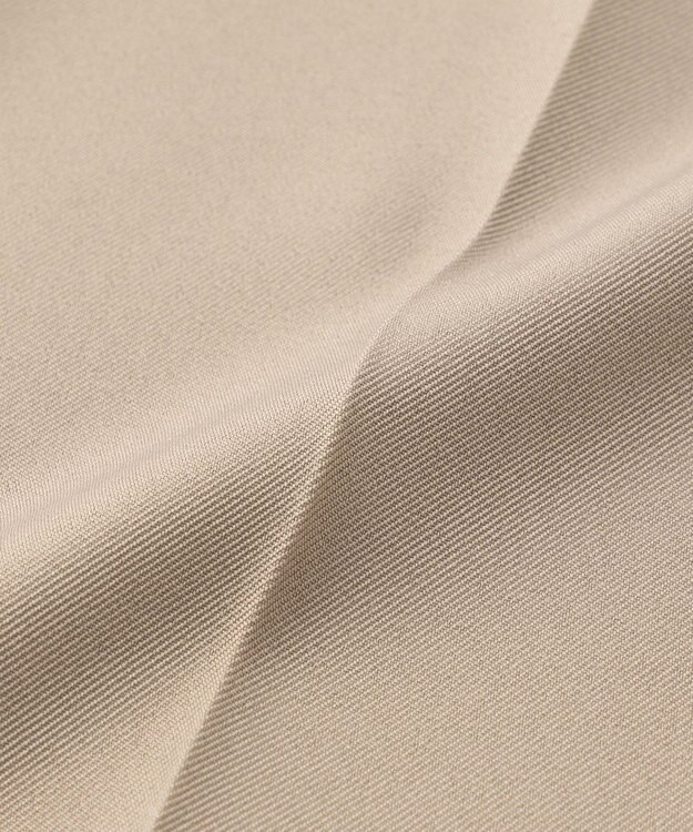 UNFILO ウールライクツイル ワイドパンツ ベージュ