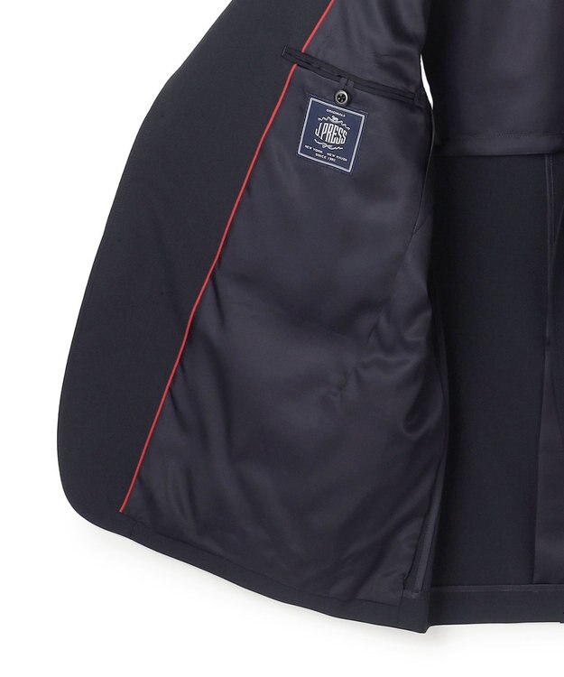 J.PRESS MEN 【J.PRESS ORIGINALS】【UNISEX】Wool Polyester Stretch Toropical 3B Blazer / Baggy Fit ネイビー系