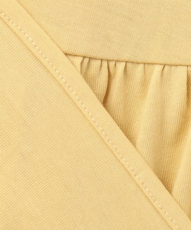 Feroux 【UVケア】ティアードチュニック Tシャツ ライトイエロー系