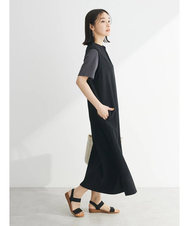 Green Parks 汗染み防止クルーネックＴシャツ Dark Gray