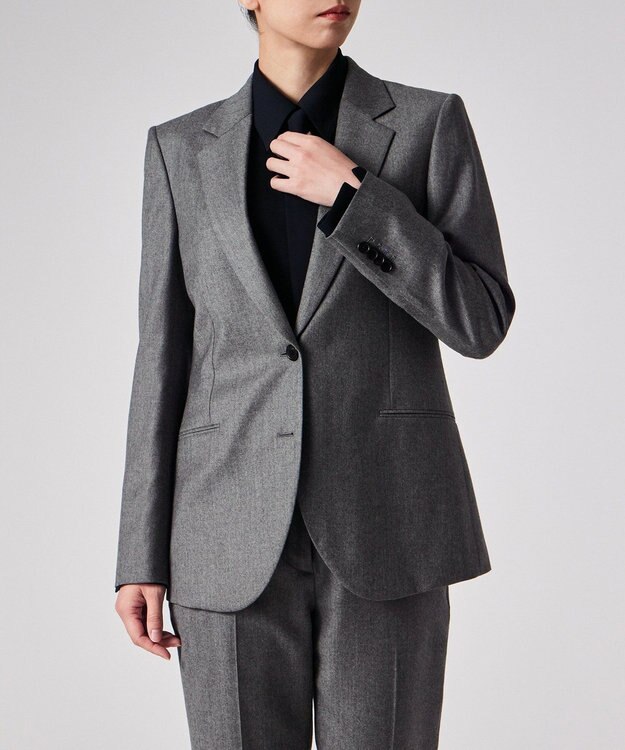 Paul Smith カシミアブレンド フランネル ジャケット グレー