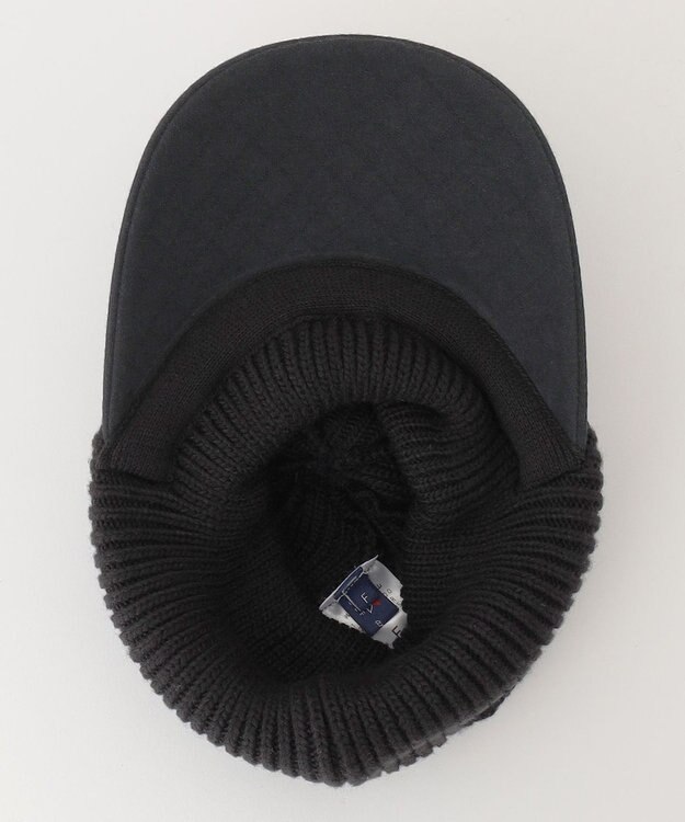 23区GOLF 【WOMEN】つば付きニット キャップ ブラック系