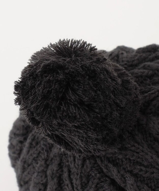 23区GOLF 【WOMEN】つば付きニット キャップ ブラック系