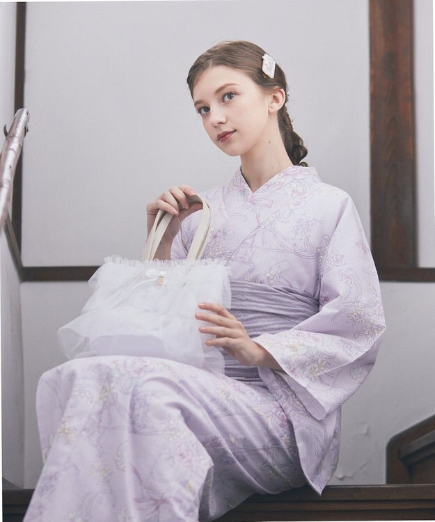 Maison de FLEUR フローラル浴衣 Lavender