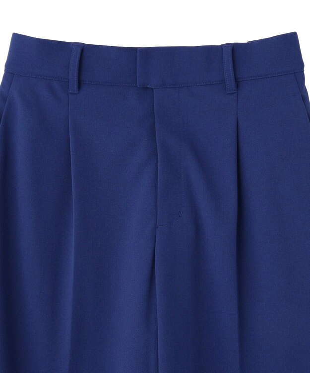 Green Parks きれいシルエット接触冷感テーパードパンツ Blue