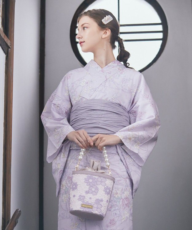 Maison de FLEUR フローラル浴衣 Lavender