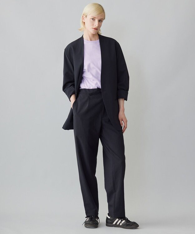 UNFILO MENS TENNEN TOUCH ワイドパンツ[23年春夏商品] ネイビー