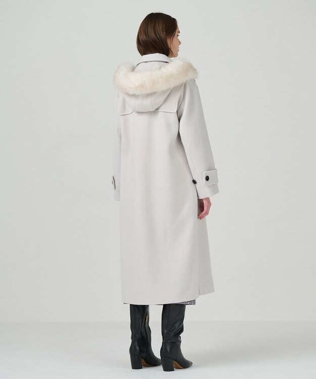 GRACE CONTINENTAL ウールカルゼダッフルコート キナリ