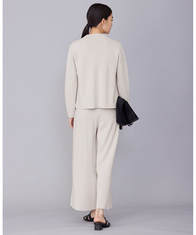 ICB 【セットアップ対応】ハイゲージスムース ノーカラージャケット トープ系