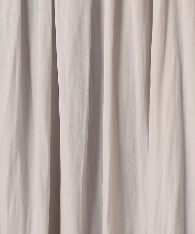 組曲 【新色追加・ウエスト調整可】ギャザーライトデシン パンツ ベージュ系