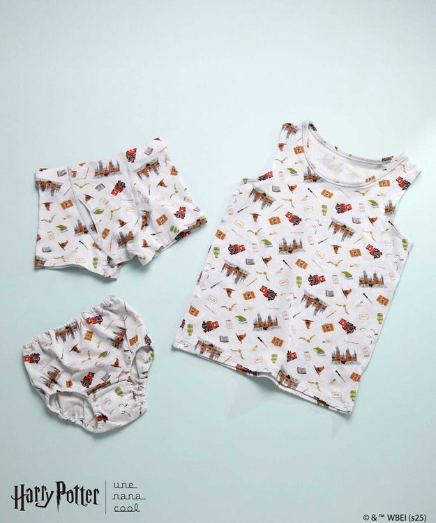 une nana cool 【ハリー・ポッターコラボ】 キッズ 男女児兼用トップ(ノースリーブ) グレー