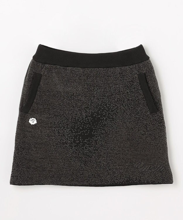 PW CIRCULUS 【手洗い洗濯可】 【WOMEN】グラデーションニットスカート ゴルフ レディース ブラック系