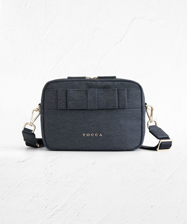 TOCCA 【撥水】NOBLE RIBBON CAMERABAG バッグ デニム系