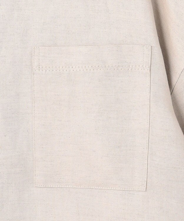 uncrave リヨセルライトリネン BIGシャツ フラックス