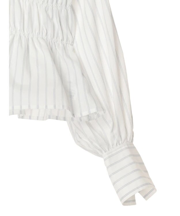 earth music&ecology ビスチェライクシャーリングシャツ（ストライプ） Stripe