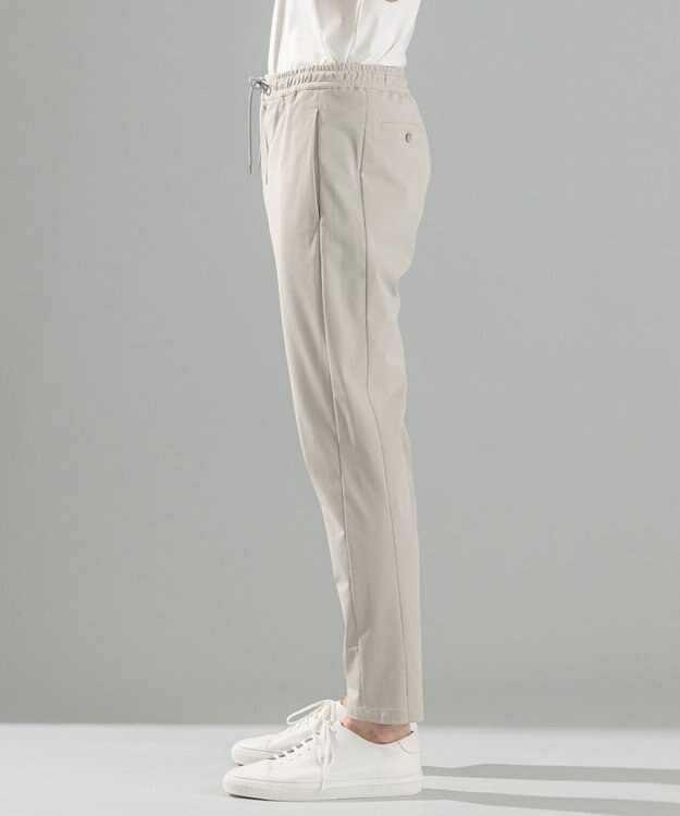 JOSEPH HOMME 新素材【水滴除去性/ストレッチ/洗える】 デューエイトタックジャージー   イージーパンツ/ PEGG EASY アイボリー系