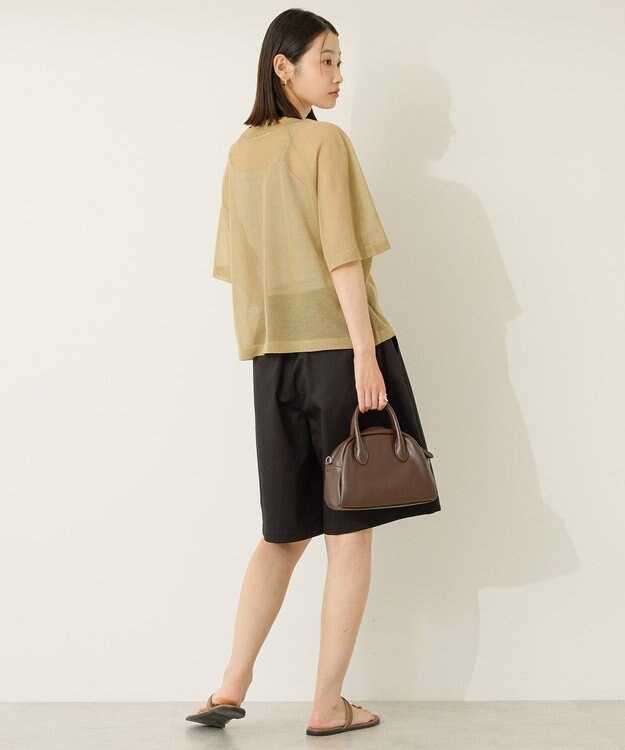 AMERICAN HOLIC プリントロゴシアーニットプルオーバー Olive