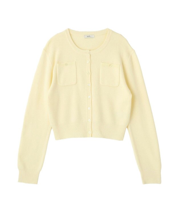 earth music&ecology ダブルポケットカーディガン Yellow