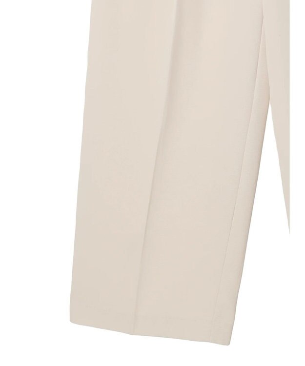 YECCA VECCA サテン切替ストレートパンツ Light Beige