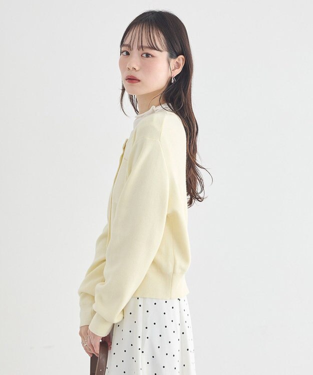 earth music&ecology ダブルポケットカーディガン Yellow