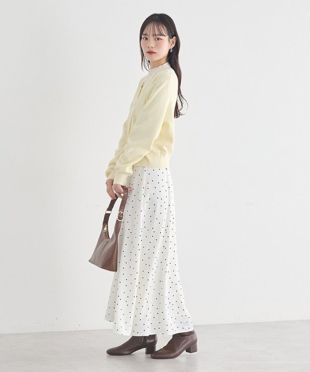 earth music&ecology ダブルポケットカーディガン Yellow