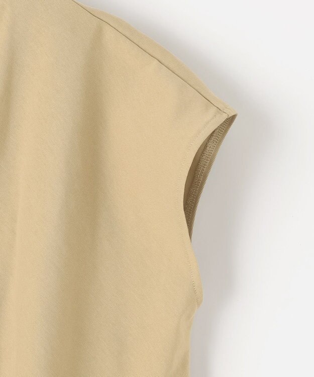 23区 S 【SLOW/一部店舗限定】ライトツイストコットン サッシュデザイン Tシャツ モスグリーン系