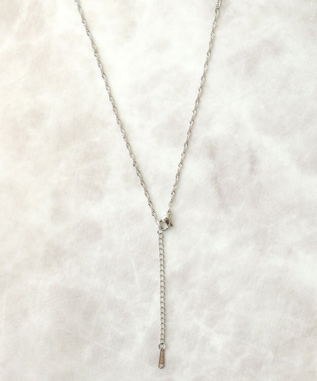 Tiaclasse パールブローチ２WAYネックレス シルバー