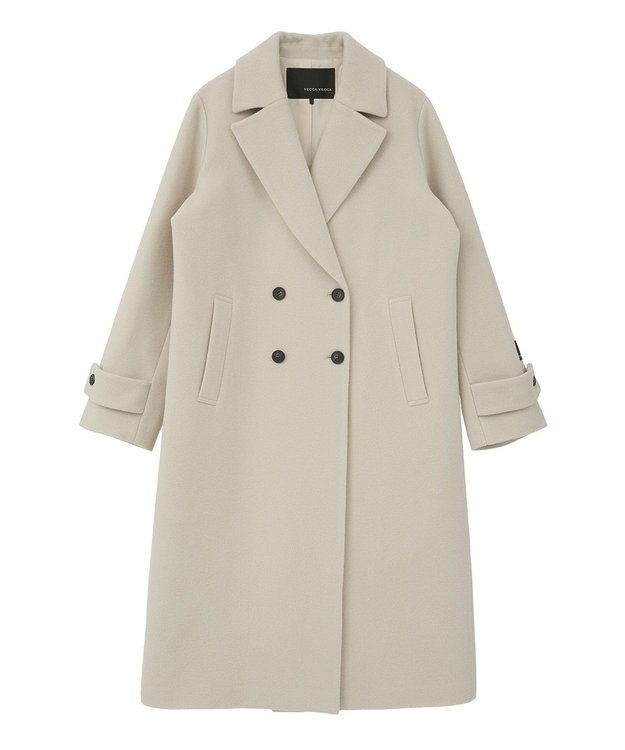 ウール混ロングダブルコート / YECCA VECCA | ファッション通販 【公式