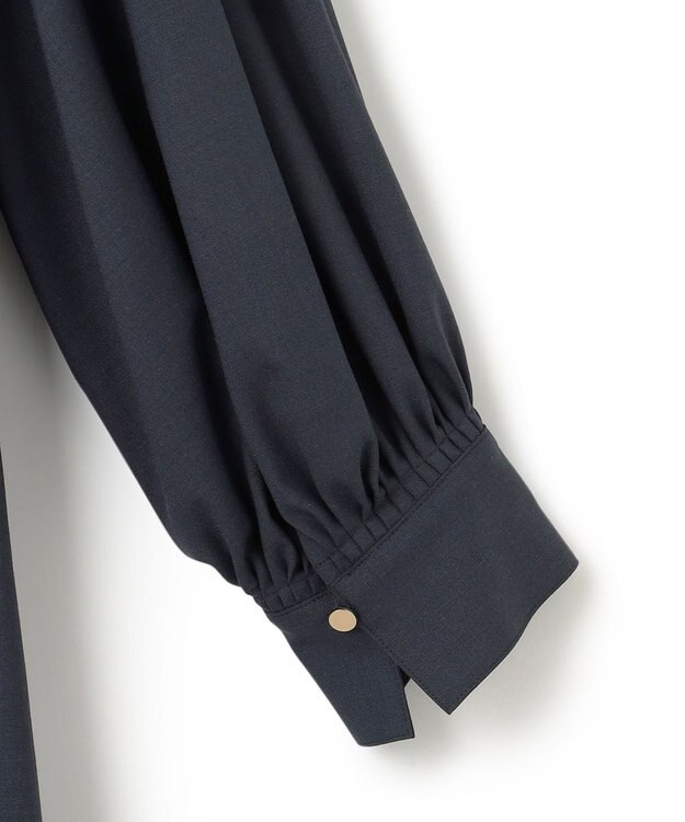 23区 【洗える】TWマットクロス ワンピース ネイビー系