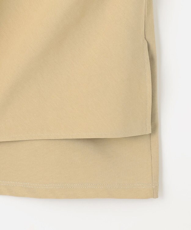 23区 S 【SLOW/一部店舗限定】ライトツイストコットン サッシュデザイン Tシャツ モスグリーン系