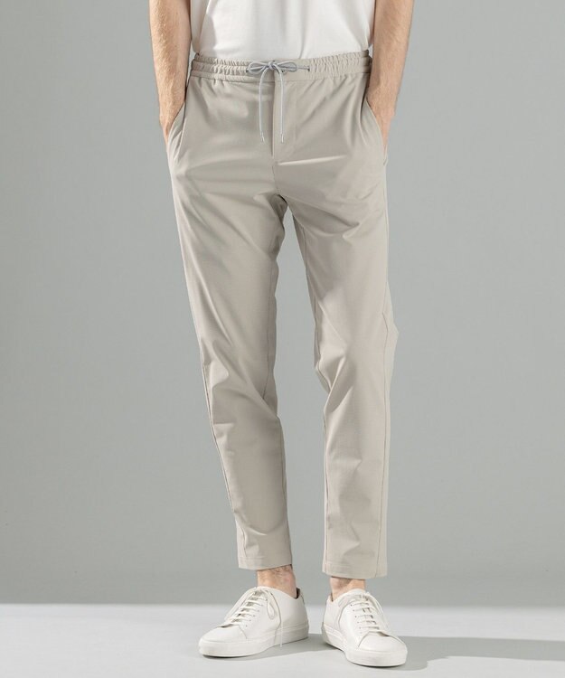 JOSEPH HOMME 新素材【水滴除去性/ストレッチ/洗える】 デューエイトタックジャージー   イージーパンツ/ PEGG EASY アイボリー系