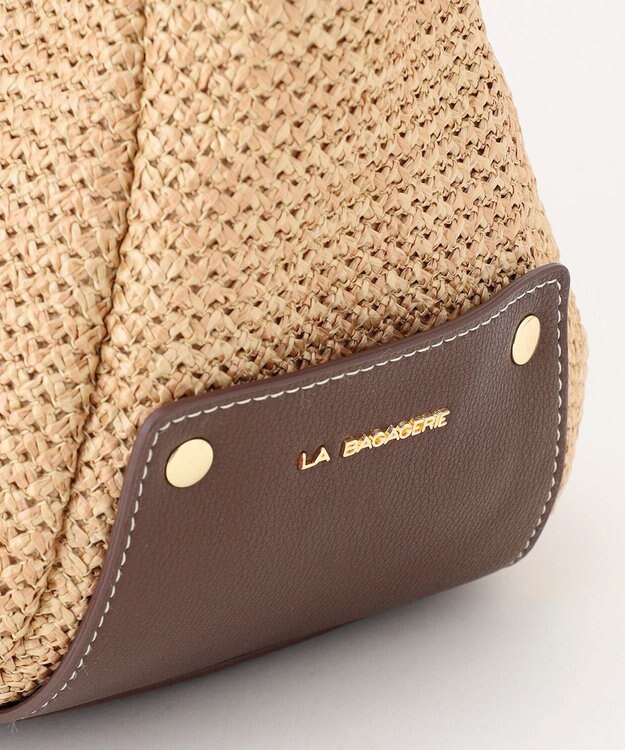 LA BAGAGERIE サイドタッセルサマートート　Mサイズ ベージュ