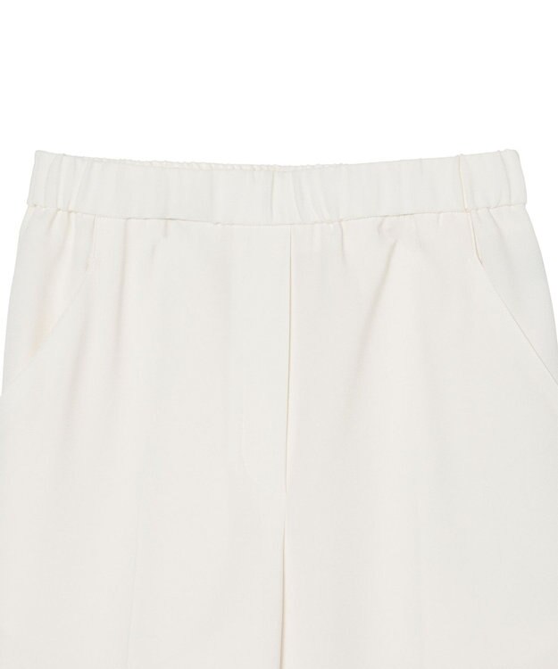 JOSEPH 【WEB&OUTLET限定・洗える】ラリーキャディー　ストレートワイドトラウザーズ Ivory