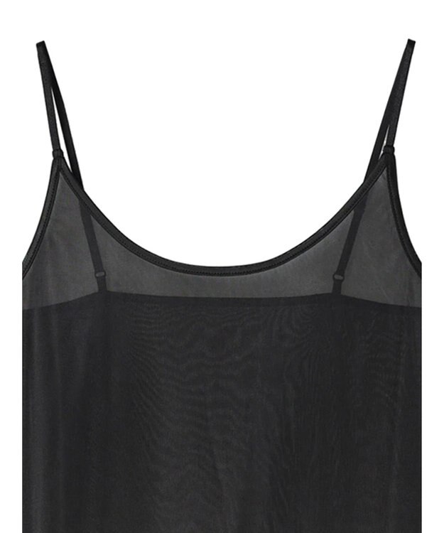 Green Parks 静電気防止インナーキャミワンピース Black