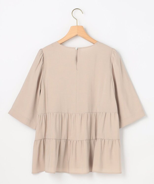 組曲 L 【先行予約】バウンディングシャーティング ブラウス ベージュ系
