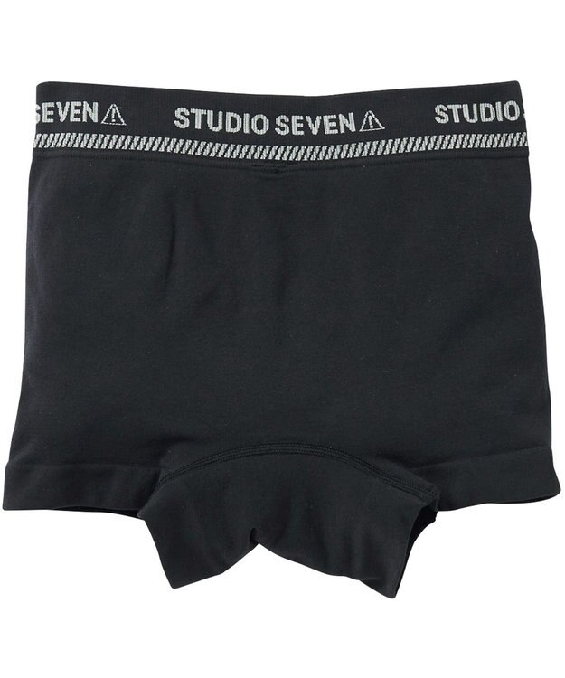 WACOAL MEN レディース <STUDIO SEVEN>コラボ 【PANTS HOLIC】 ショーツ ボーイレングス ワンサイズ(S-LL) 立体成型 適度なフィット感 下着 GT8777 /ブロス ブラック