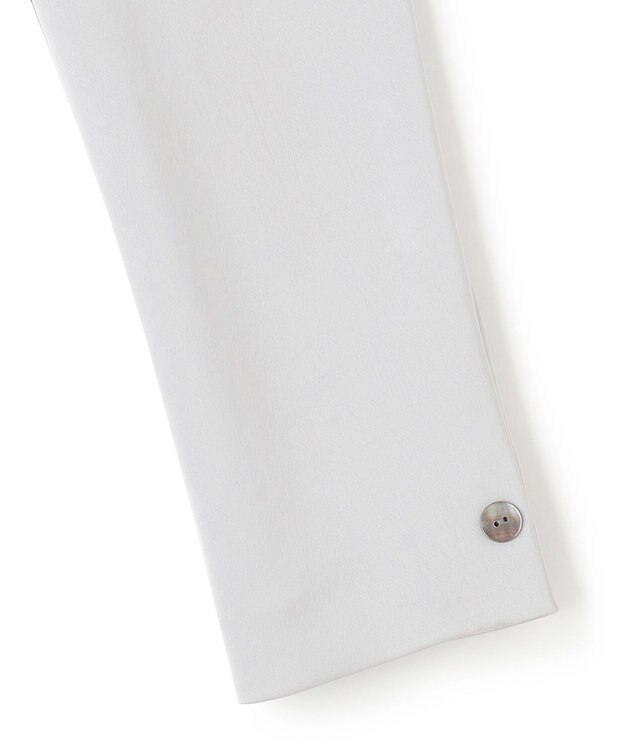 uncrave シャイニーダブルサテン ジャケット シルバーグレー