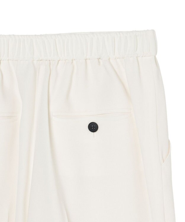 JOSEPH 【WEB&OUTLET限定・洗える】ラリーキャディー　ストレートワイドトラウザーズ Ivory