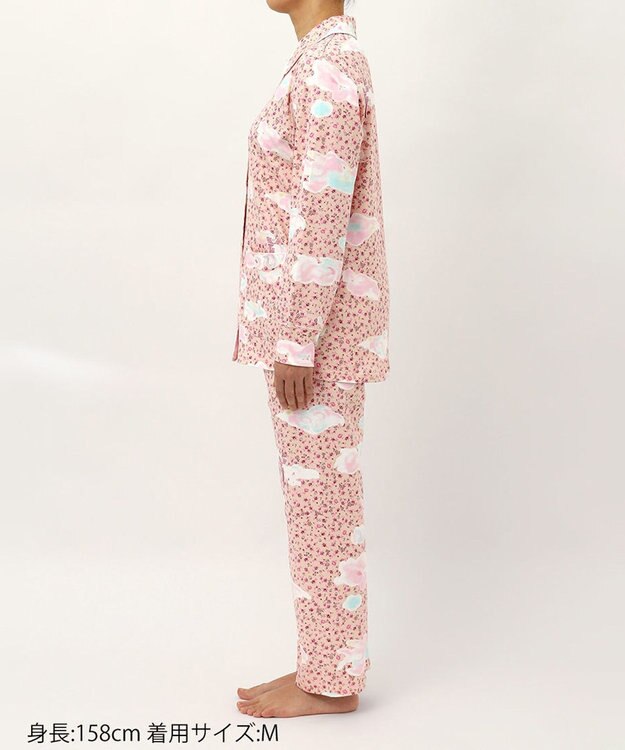 tsumori chisato SLEEP ツモリチサト パジャマ 長袖 長ズボン 綿100%(本体) レディース UDX581 /ワコール ベージュ