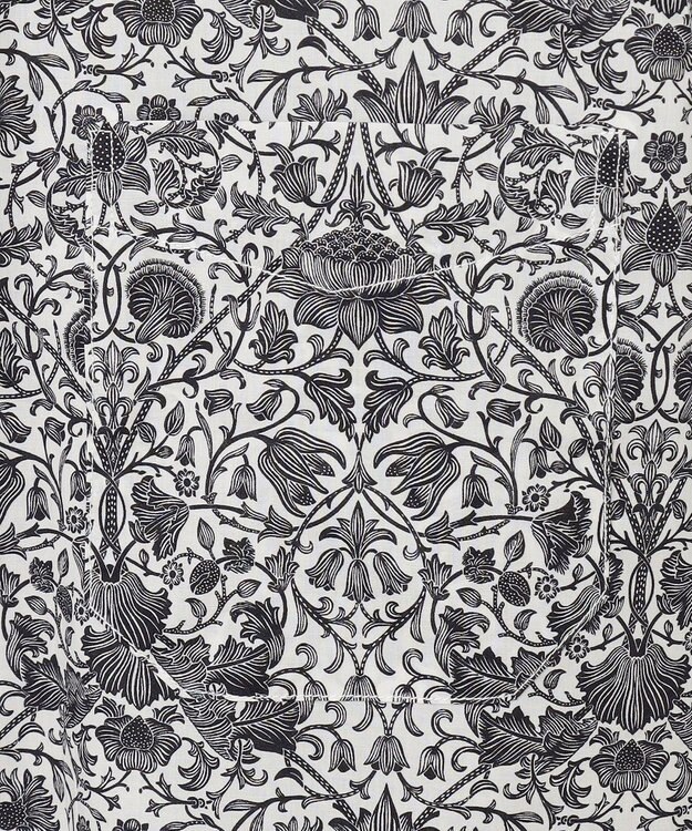 JOSEPH ABBOUD 【キングサイズ・英国リバティ社・纏うアート・柄で魅せる】リバティプリント シャツ　25AW ホワイト系5