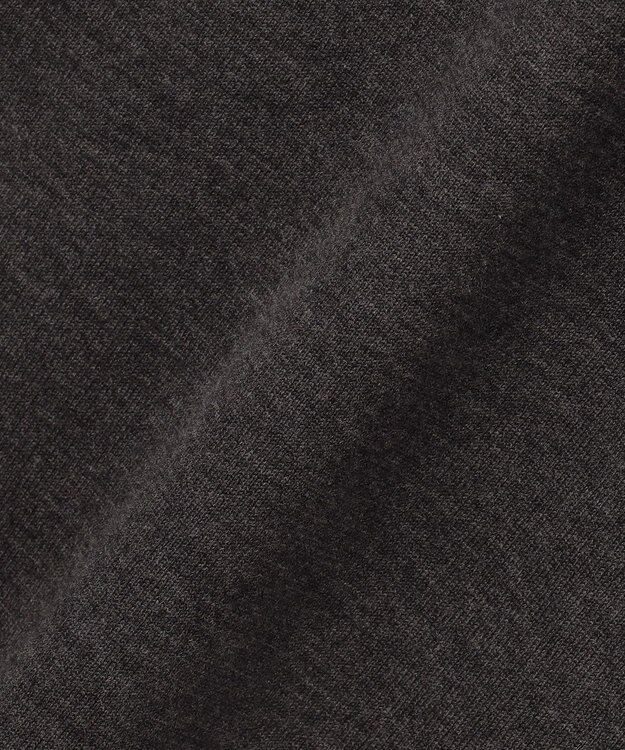 組曲 ニット襟トロンプルイユ ワンピース グレー系