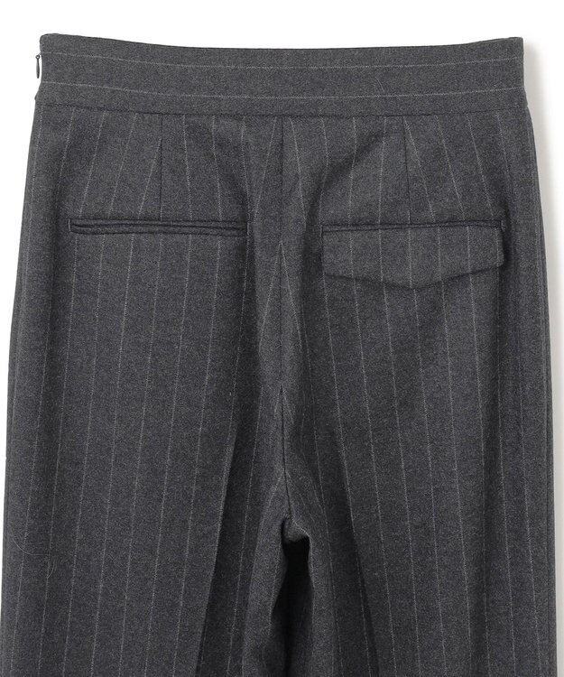 BEIGE， MARCEAU / ストライプパンツ C.Gray × White Line
