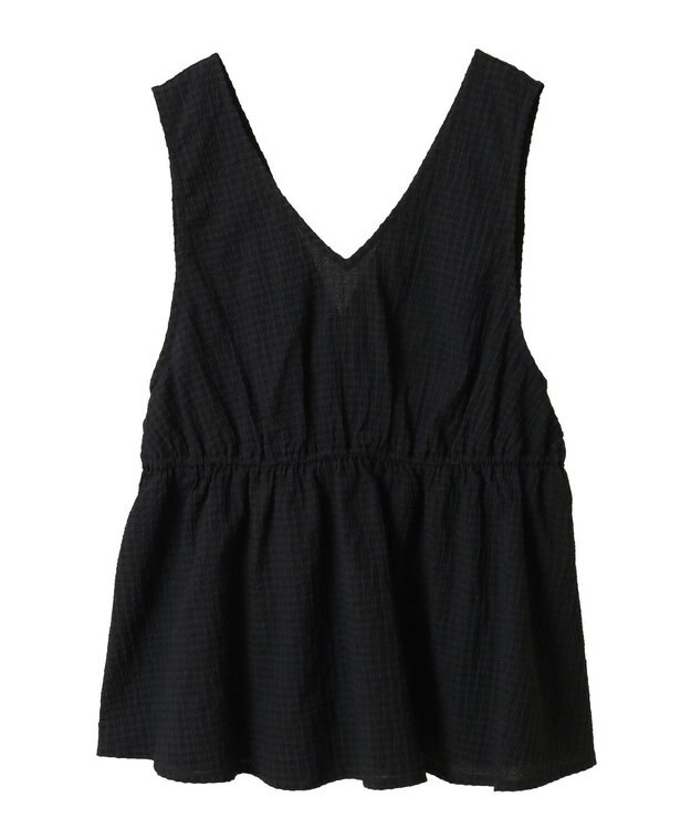 AMERICAN HOLIC 【前後2way】アソートペプラムベスト Black