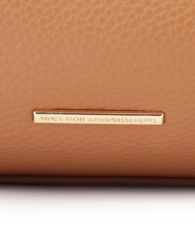 23区 アクリルハンドル バッグ キャメル系