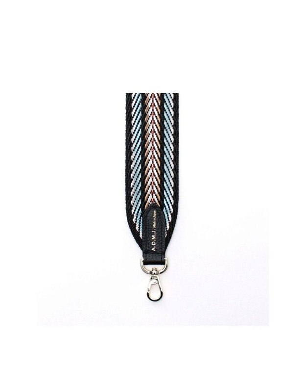 A.D.M.J. 【別売り】イタリアンテープショルダーストラップ(レギュラー/107cm) BK/SKK