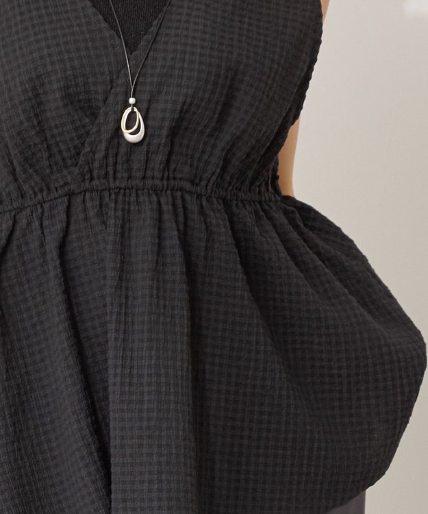 AMERICAN HOLIC 【前後2way】アソートペプラムベスト Black