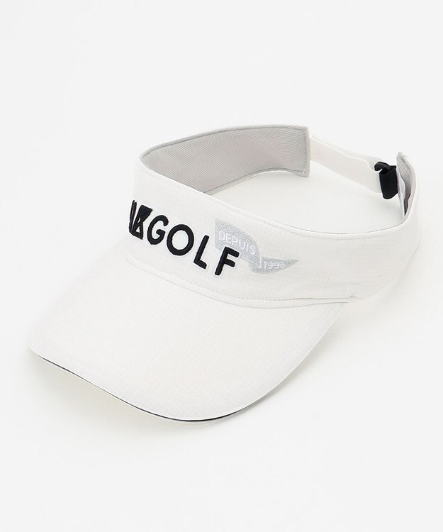 23区GOLF 【UNISEX】23区GOLF ロゴ サンバイザー ホワイト系