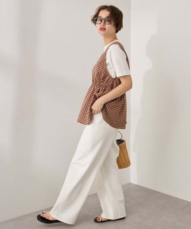 AMERICAN HOLIC 【前後2way】アソートペプラムベスト Check