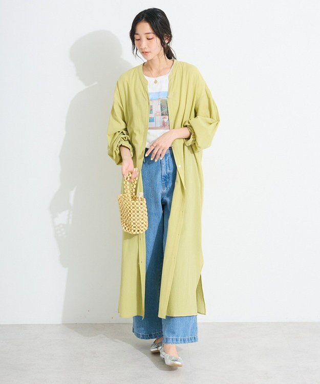 CRAFT STANDARD BOUTIQUE ジョーゼットワンピース Yellow