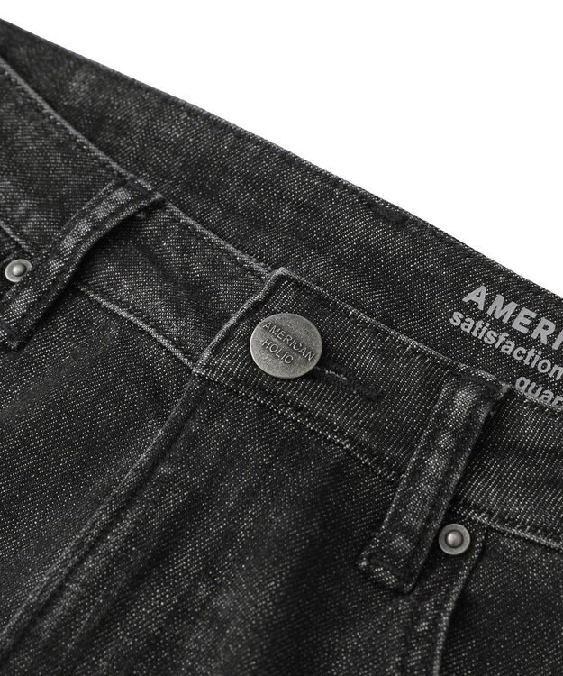 AMERICAN HOLIC テーパードデニム Black